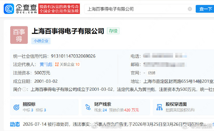 【#罗技广告侮辱消费者被罚20万元#】今年3月引发争议的罗技G官方旗舰店不当营销