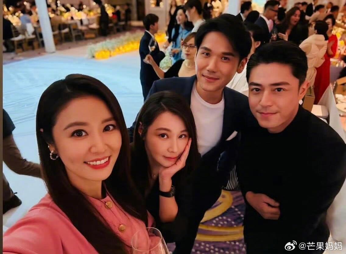邱泽许玮甯婚礼现场霍建华林心如夫妇也参加了邱泽许玮甯婚礼！