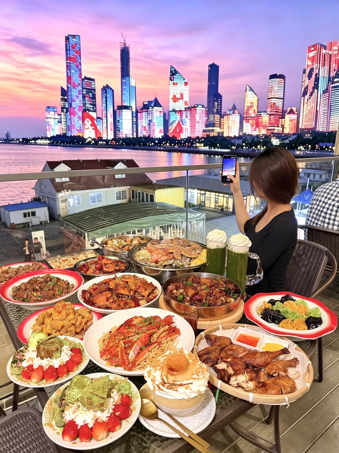 青岛奥帆中心！跟风坠成功的一次！！！