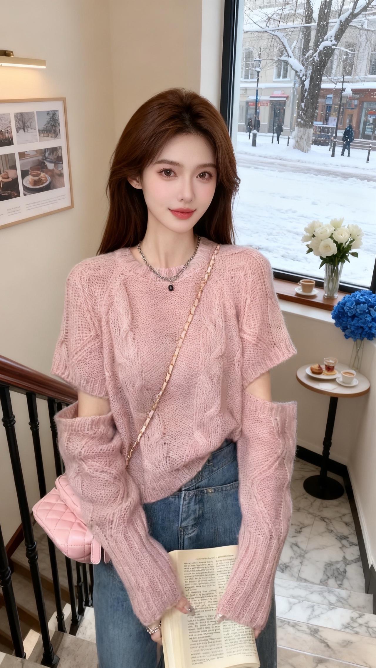 穿搭搭配毛衣控温柔穿搭甜美穿搭穿搭