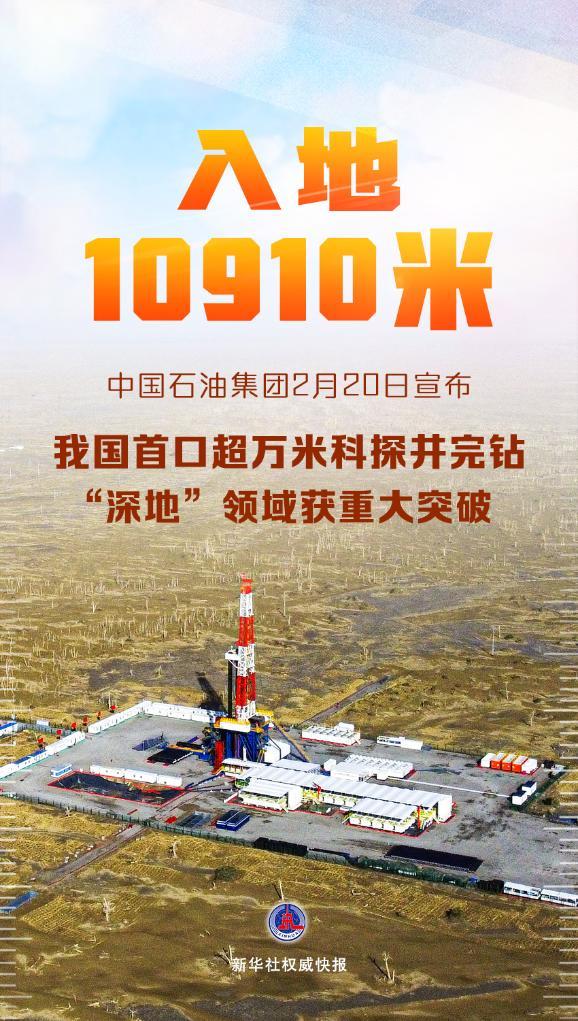 10910米! 中国钻透地球