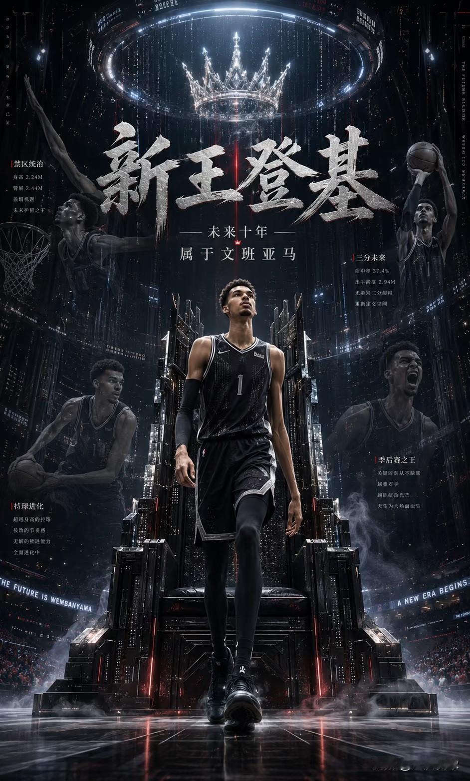 还真别不服！现在的NBA真是文班说了算，凑热闹的连球皮都摸不着！真不是我吹