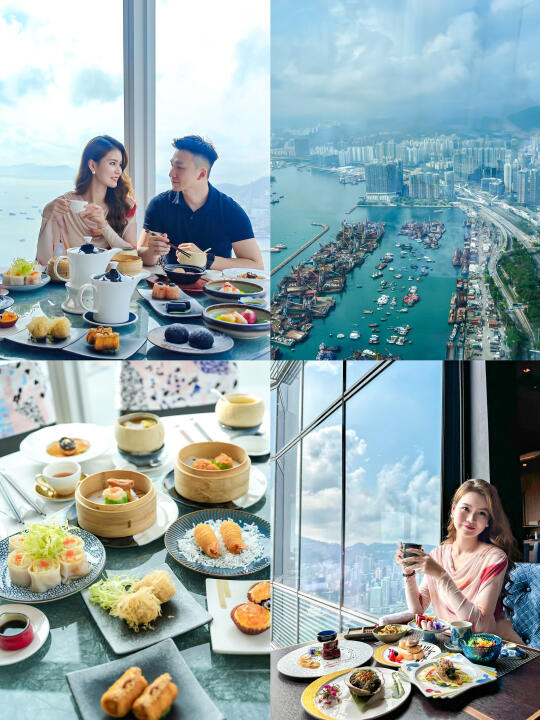 【云端美食盛宴】香港ICC高空餐厅打卡！