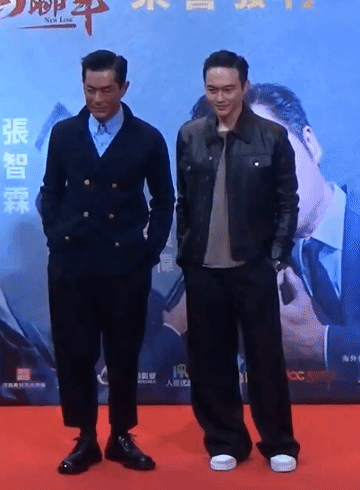 古天乐和张智霖站一块儿，不像一个时代的人！他俩差了一岁？谁能信？上了年纪真的别把