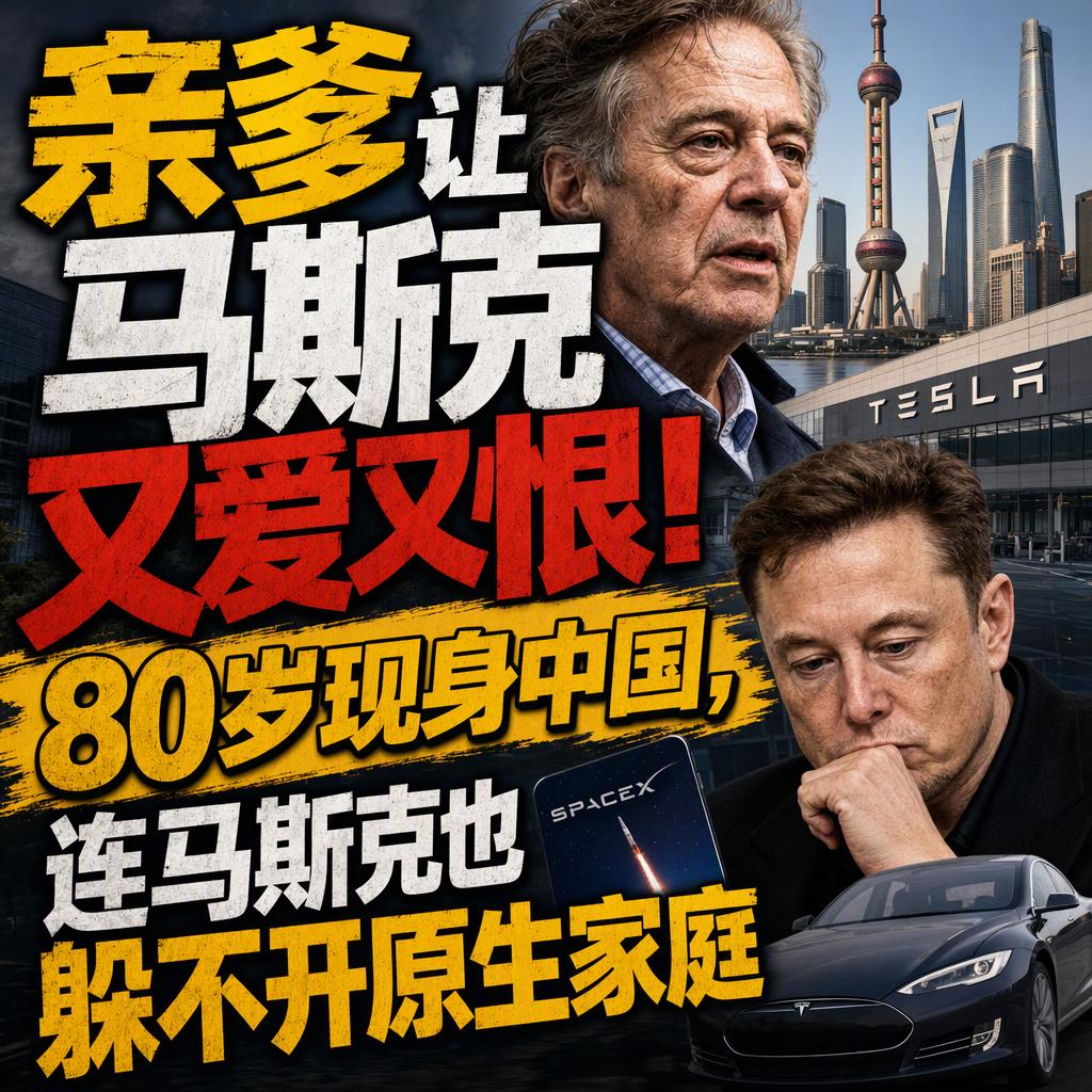 问大家一个问题：你跟你爹，能断联七年吗。马斯克可以。2023年11月，他请80