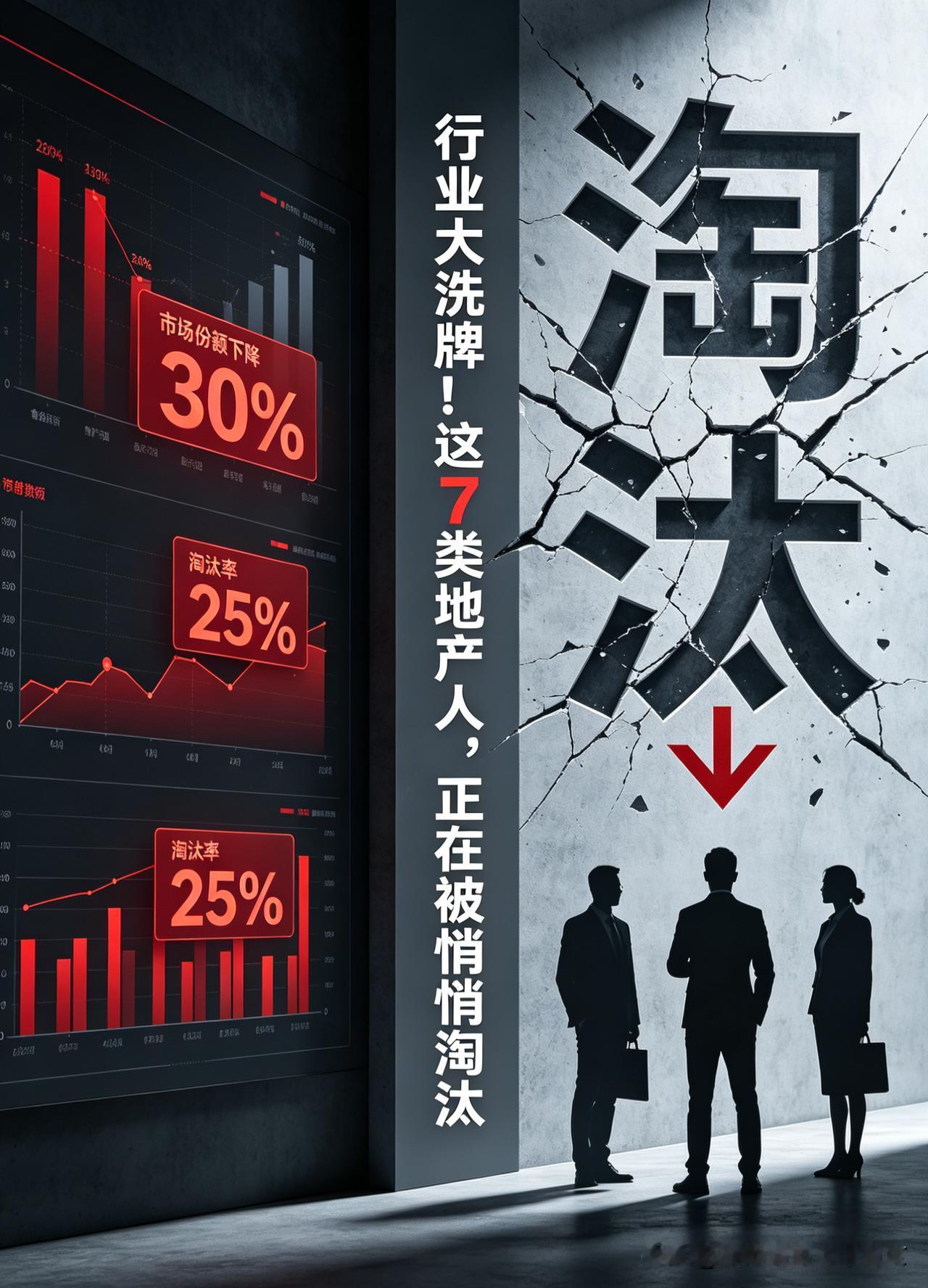 行业大洗牌！这7类地产人，正在被悄悄淘汰2026年，地产收缩已成定局，有人