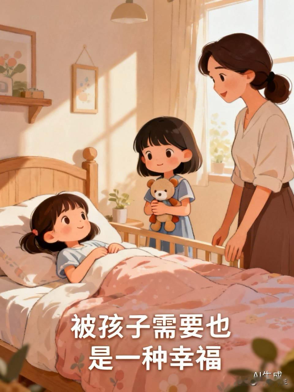 两个女儿都需要妈妈陪，被孩子需要也是一种幸福。昨晚大女儿回家，晚上睡觉说要我