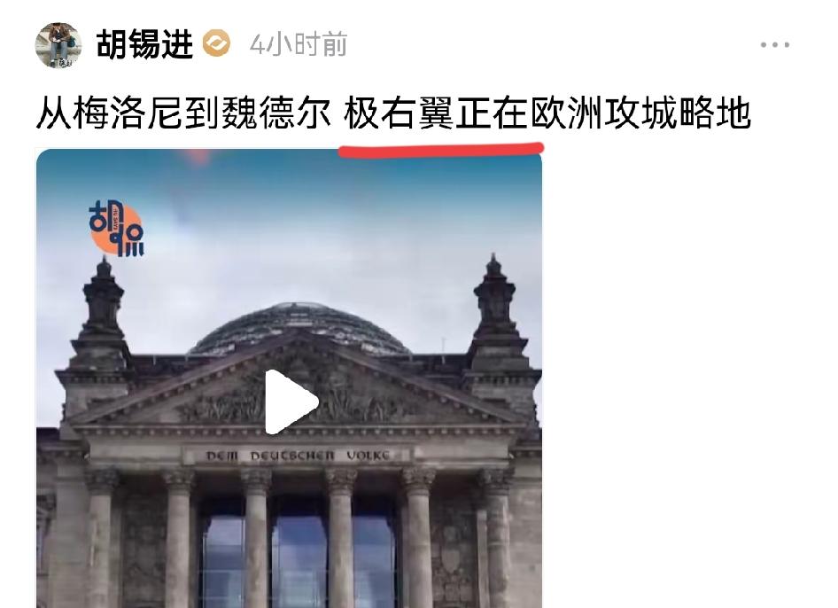 胡锡进就喜欢黑别人扣帽子打棍子，国内反对他的就是“极左”，国外他看不惯的就是“极