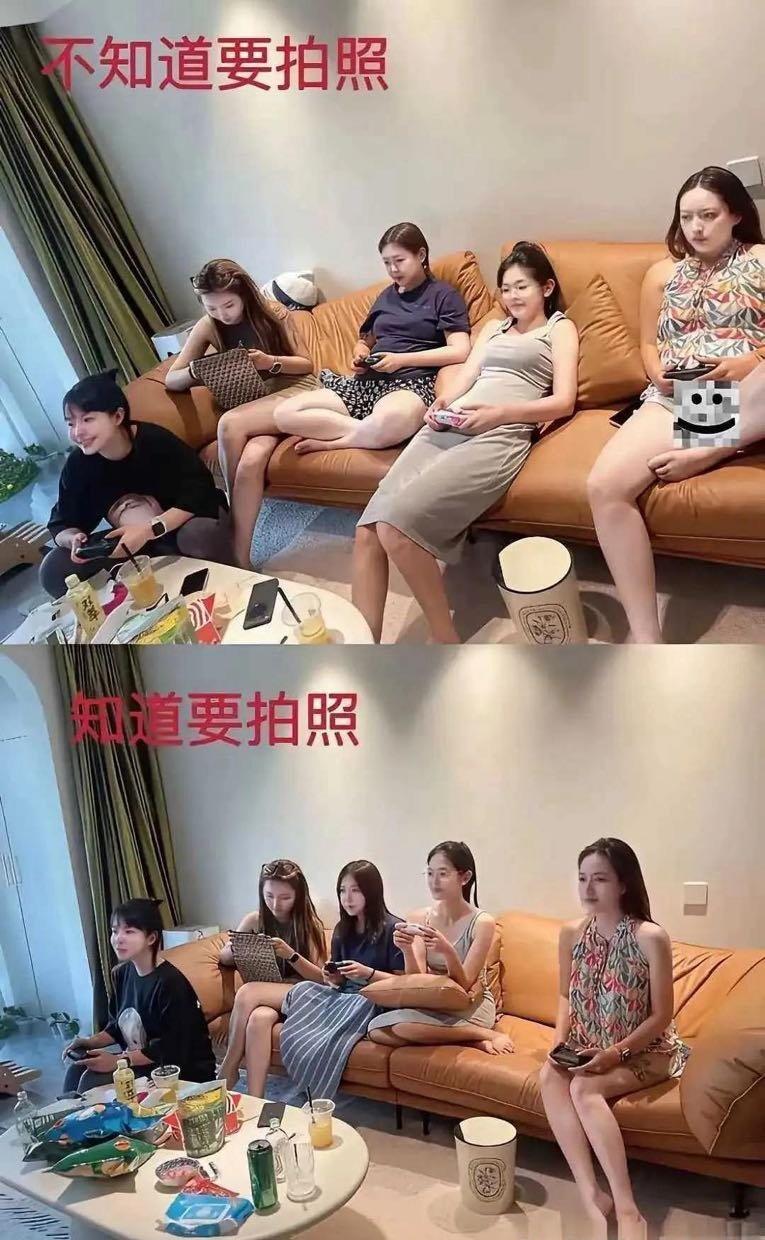 前一秒大妈，下一秒校花[笑着哭]​​​