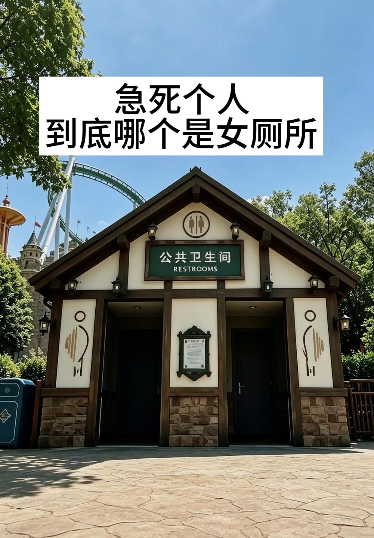 真服了，一个公共厕所整的花里胡哨去公园溜达，肚子突然疼，好不容易找到个厕所，