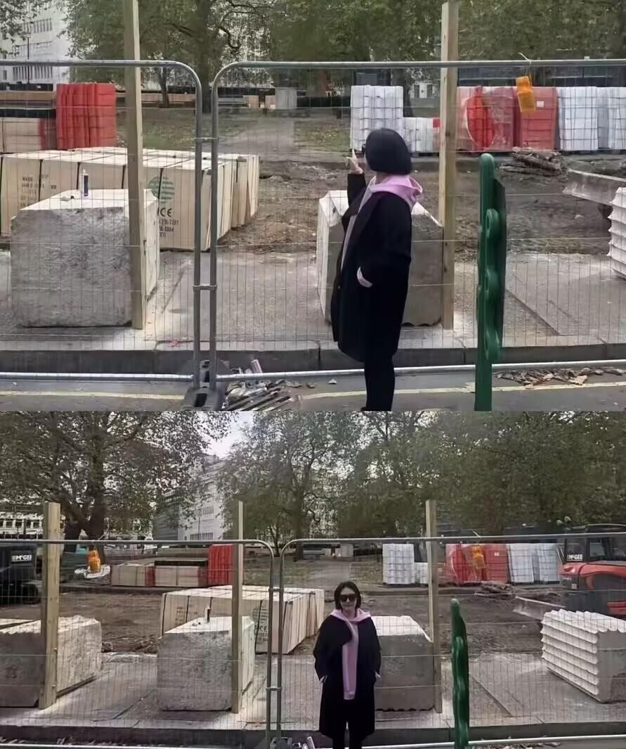 小S和许雅钧飞去伦敦，就想看看粉丝给大S做的那把纪念长椅，结果到了卡文迪什广场花园，发现整个公园在施