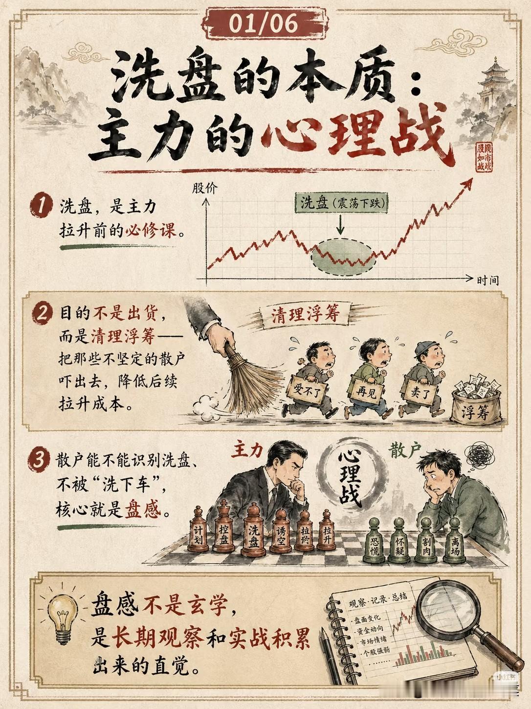 别再被主力“洗下车”！A股最懒散户，是怎么亏掉本金的？你是不是也总踩同一个