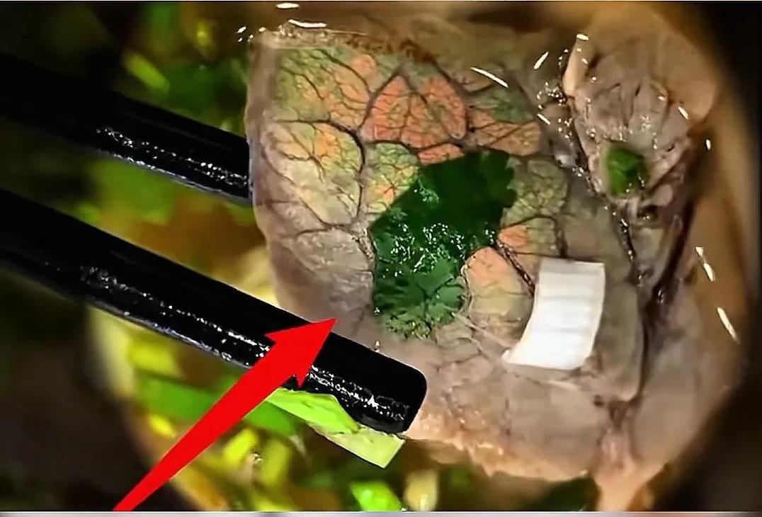 牛肉表面泛出了一层幽幽的绿光，还可以吃吗？我发现牛肉切片后，居然呈现出斑驳的绿色