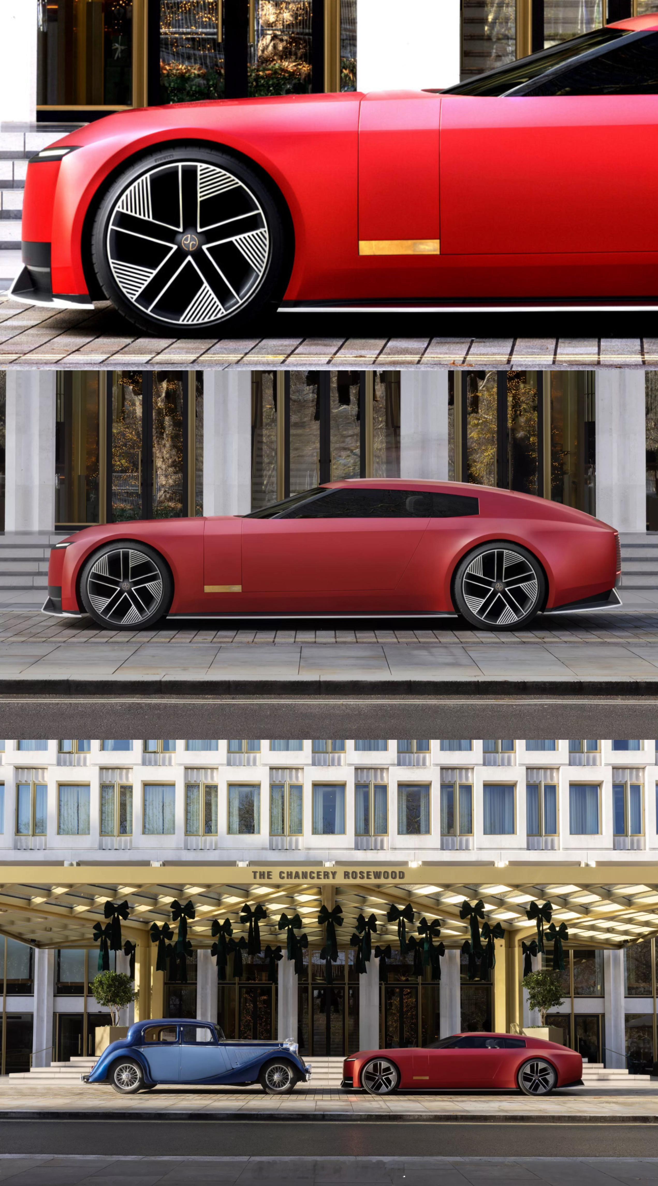 啊？这！无限接近量产的捷豹Type00概念车实车亮相，全新“伦敦红”配色吸