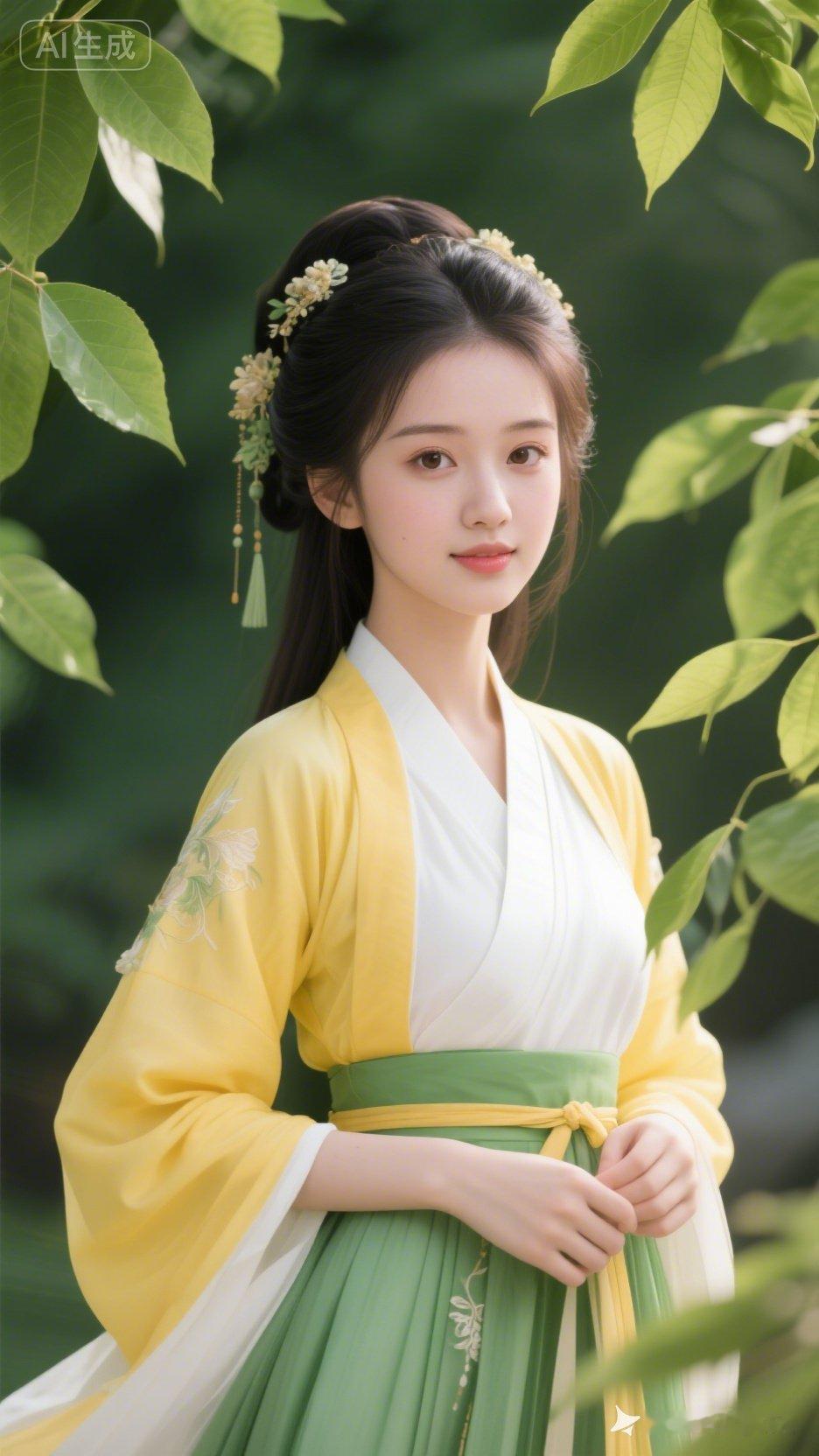 古风少女，花间仙子，清新脱俗！