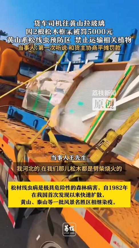 “冤不冤？”12月17日，安徽黄山，一外地司机来送玻璃，结果下高速时被工作人员拦