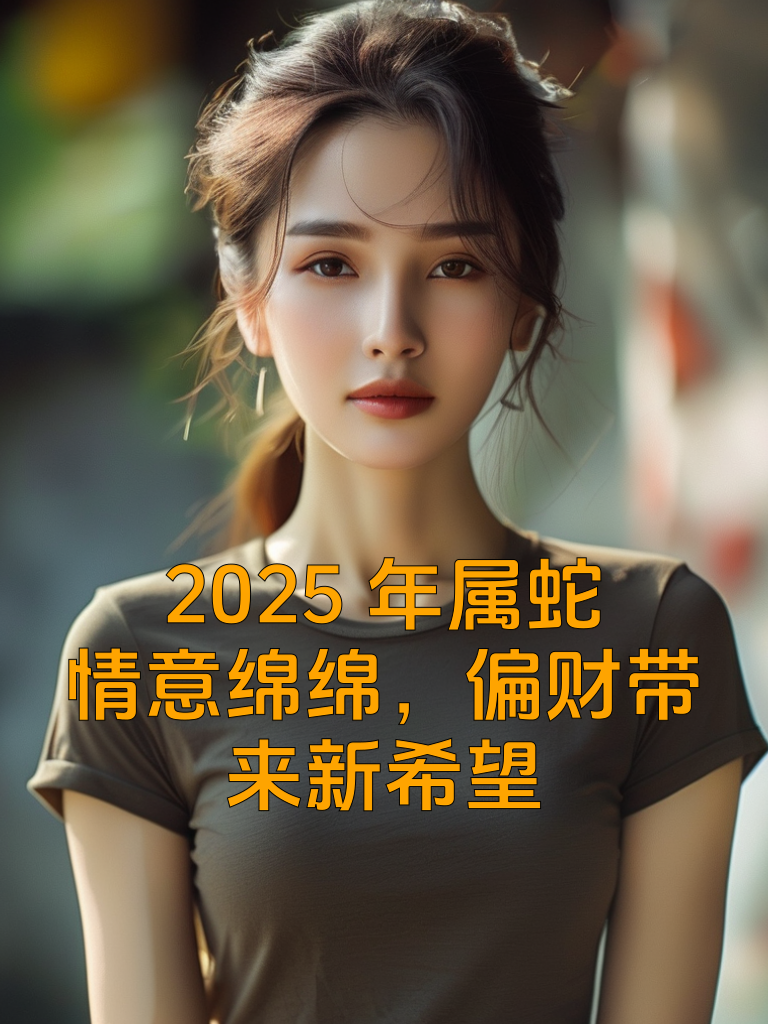 2025年属蛇：情意绵绵，偏财带来新希望