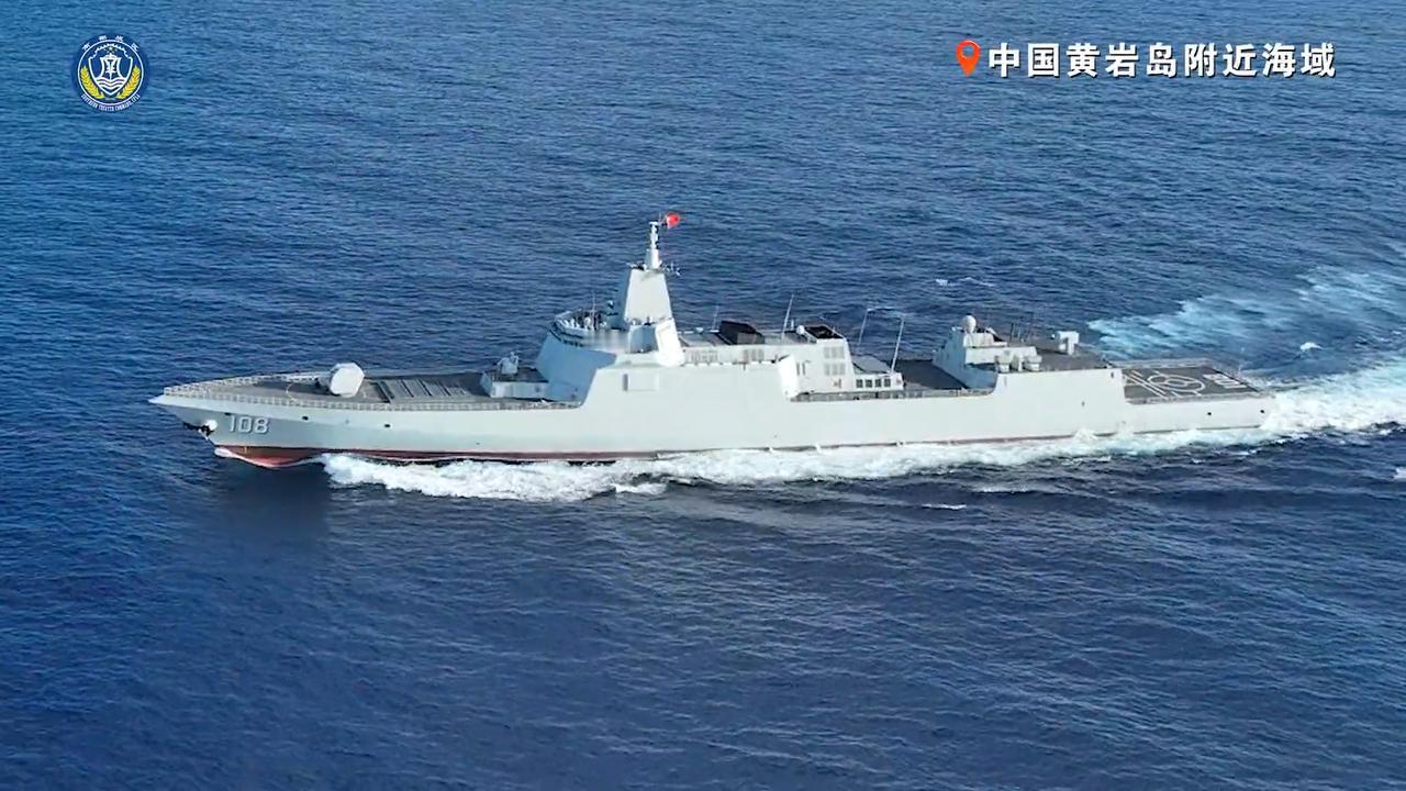 中国海警在12月31日通报：“12月31日，中国海警位中国黄岩岛领海及周边区域开