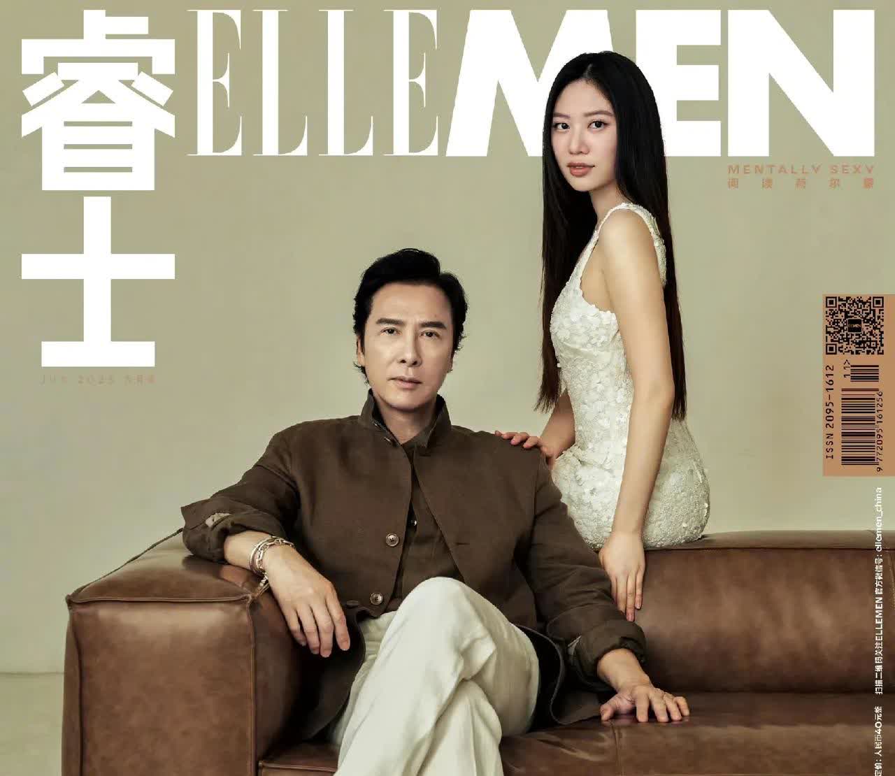 甄子丹和女儿甄济如同框，甄子丹的女儿遗传了妈妈汪诗诗的身材美貌，这大长腿太逆天了