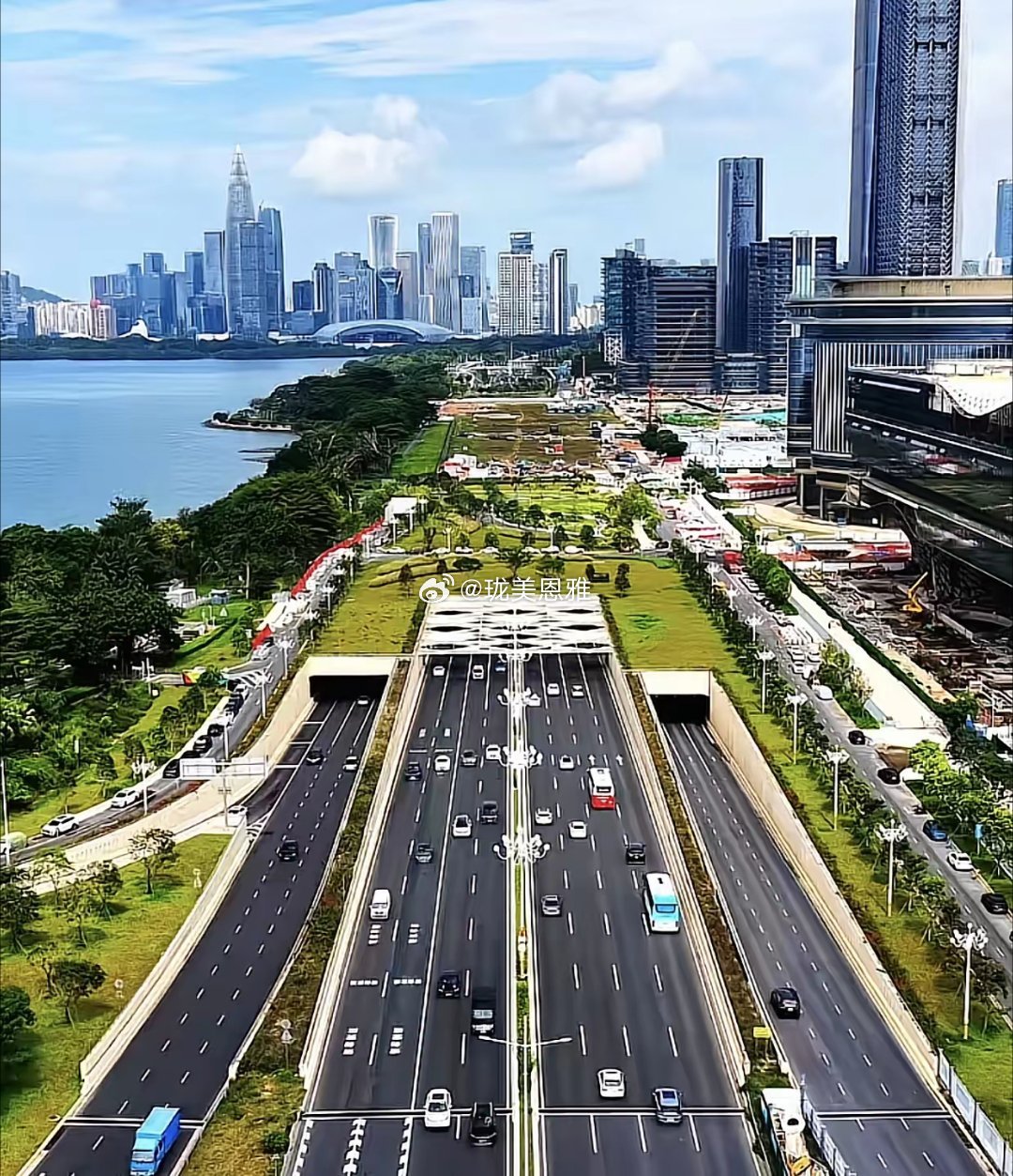 深圳人，当初不知道你是怎么想的好好的滨海大道，怎么就搞成了一条滨海隧道