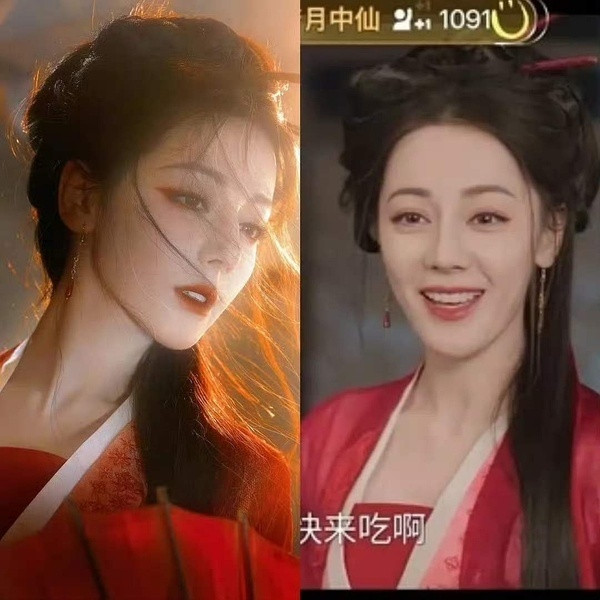 娜扎热巴剧内外对比，谁才是真正的神颜？