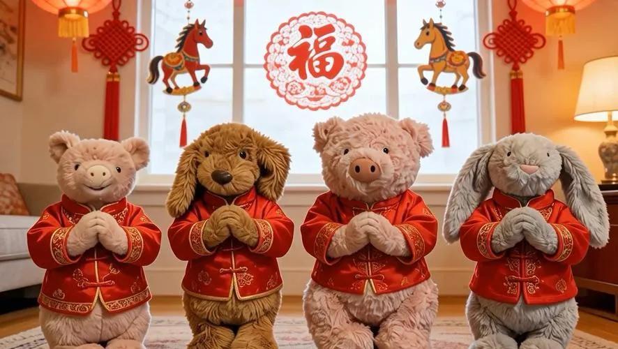 马年拜年，核心就是围绕“马”字讨个好彩头，图的就是“马到成功”“一马当先”的吉利