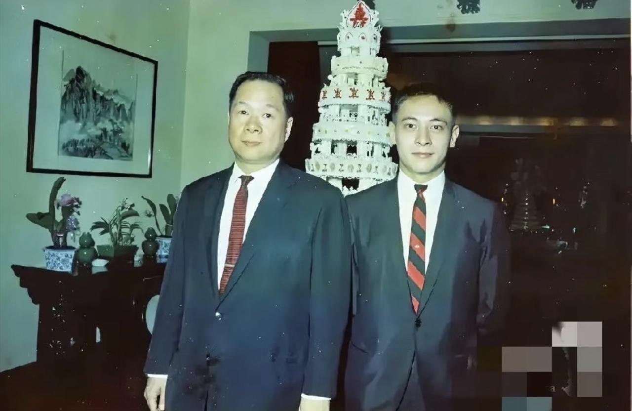 1978年蒋宋孔四大家族的核心后人，居然还在台北私宅里摆家宴聚会！这张罕见合影里