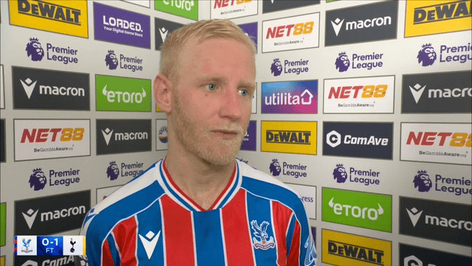 休斯: 水晶宫对又丢定位球很失望;进攻明明有机会就是不进