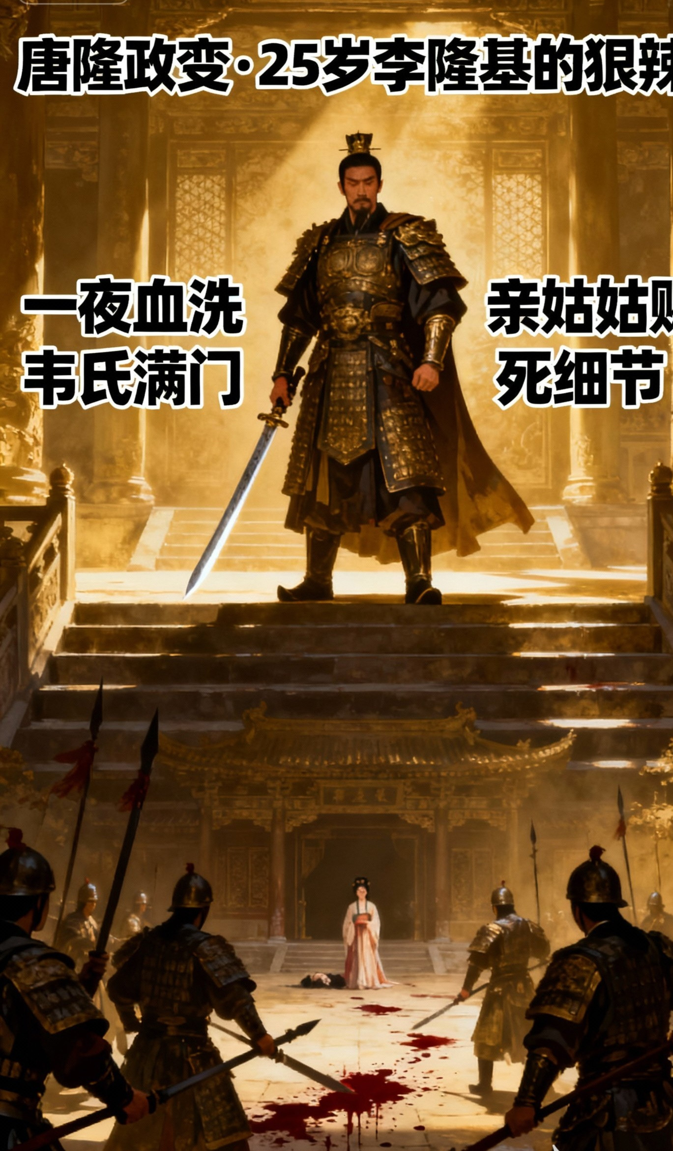 25岁李隆基：一夜血洗韦氏