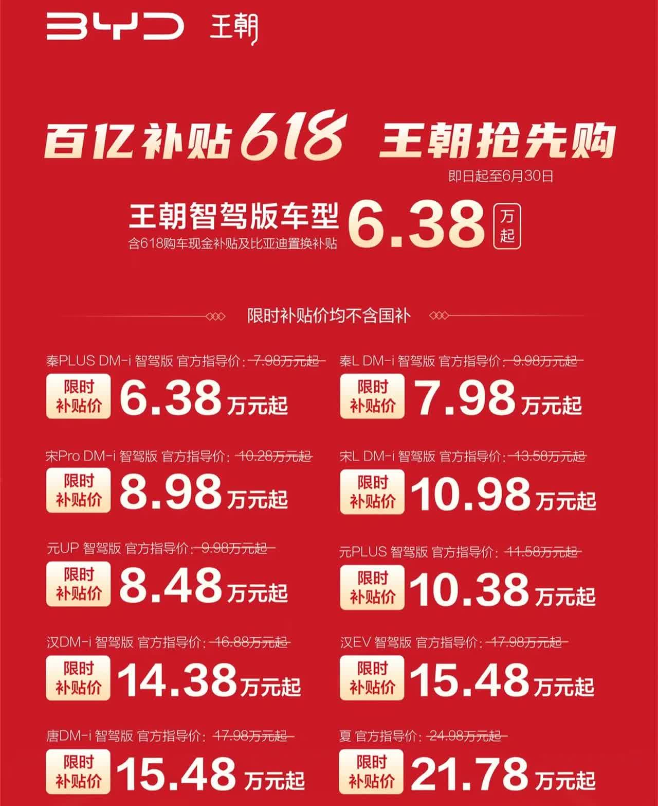 比亚迪降价是因为今年完不成550万的目标了，今年前四个月销量才138万辆，如果换