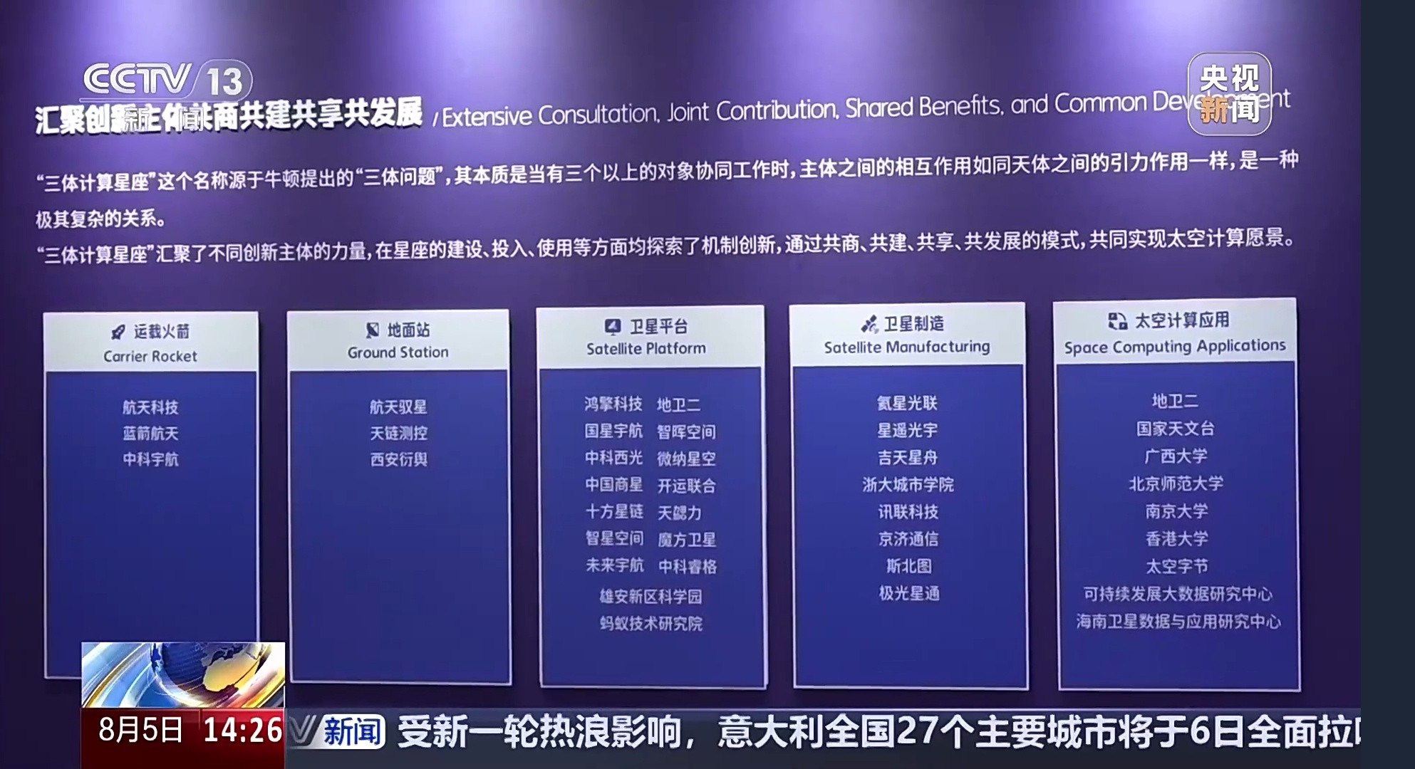 我国太空算力“三体计算星座”发射计划，2027年要部署100颗卫星，到2032年