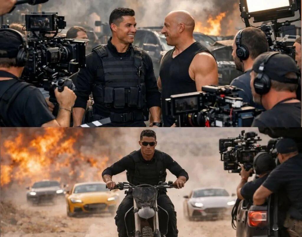 C罗正式加盟《速度与激情11》剧组，完成个人好莱坞剧情长片首秀。这场酝酿十六年的