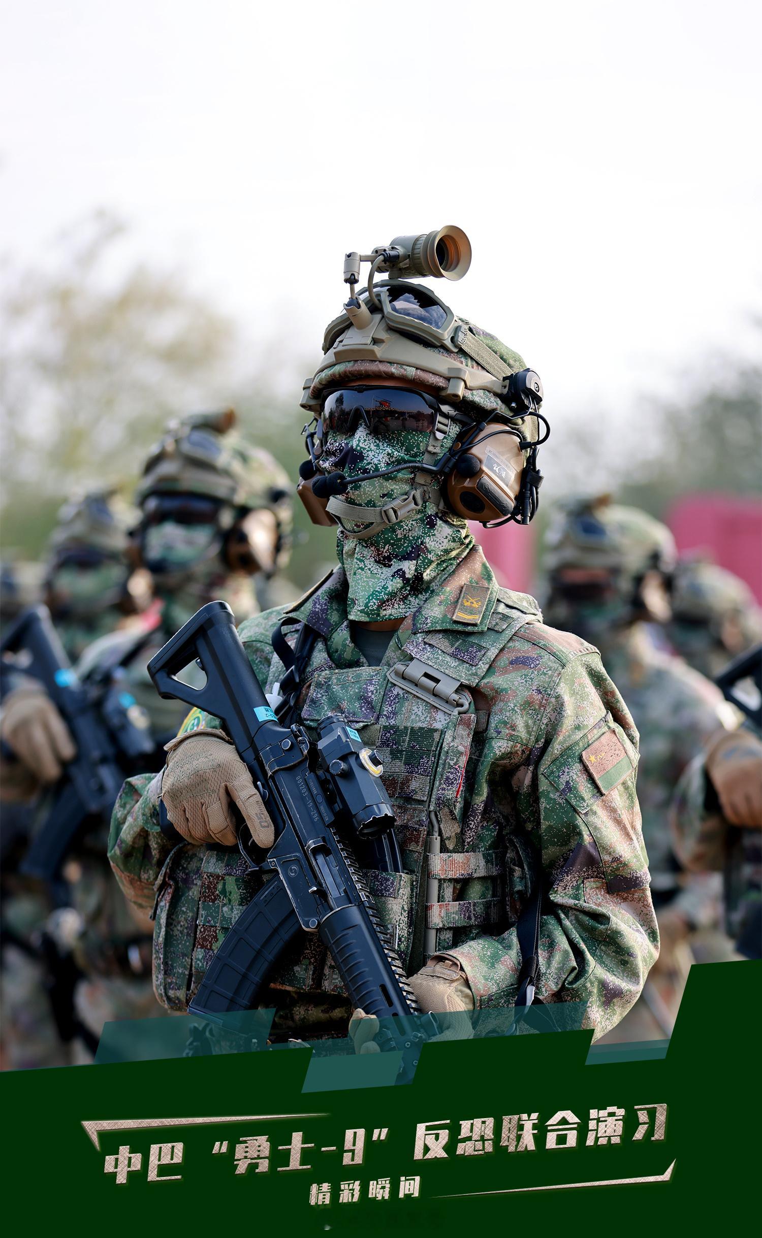【回顾中巴勇士9反恐演习精彩瞬间】12月14日，中巴“勇士-9”反恐联合演习顺