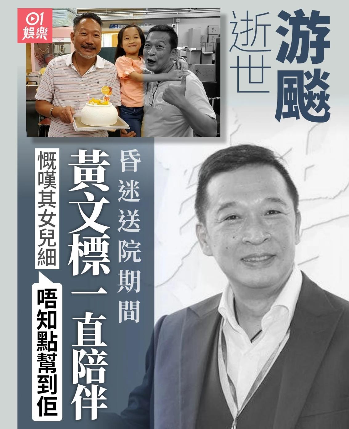 香港又一个绿叶演员游飚去世了。我问老公，为什么香港好多演员都不长寿？眼见着那