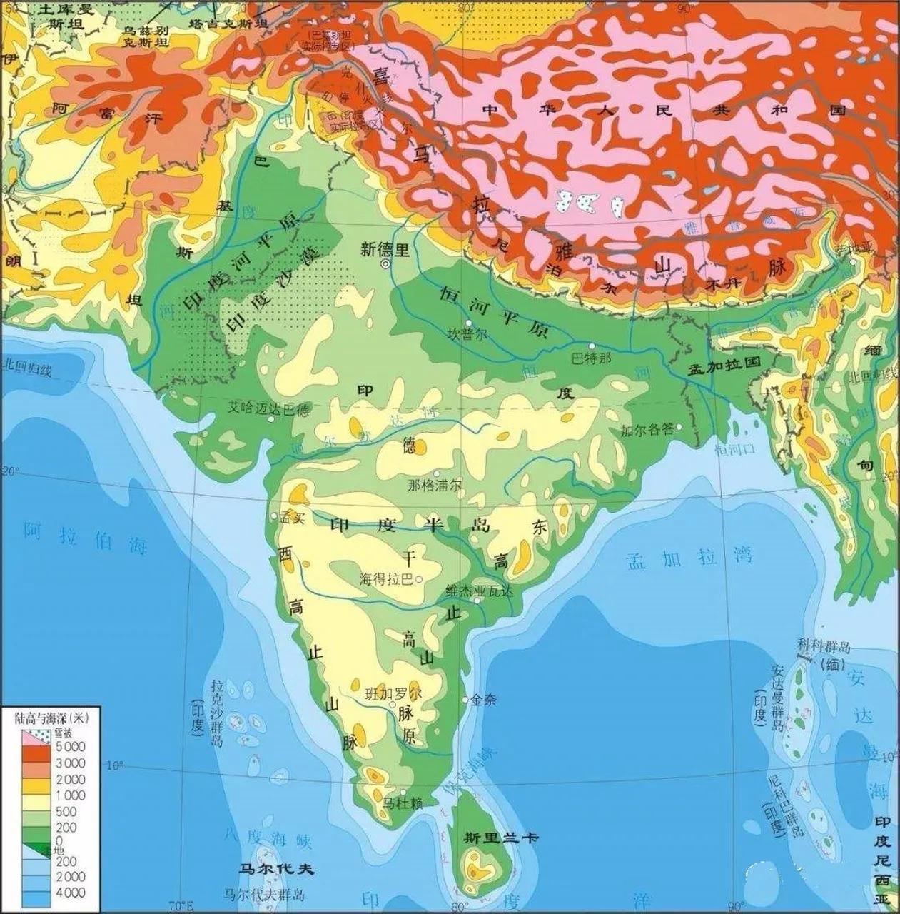 反常，太反常了！！印度恒河平原面积51.6万平方公里，自古以来就是印度国土核心