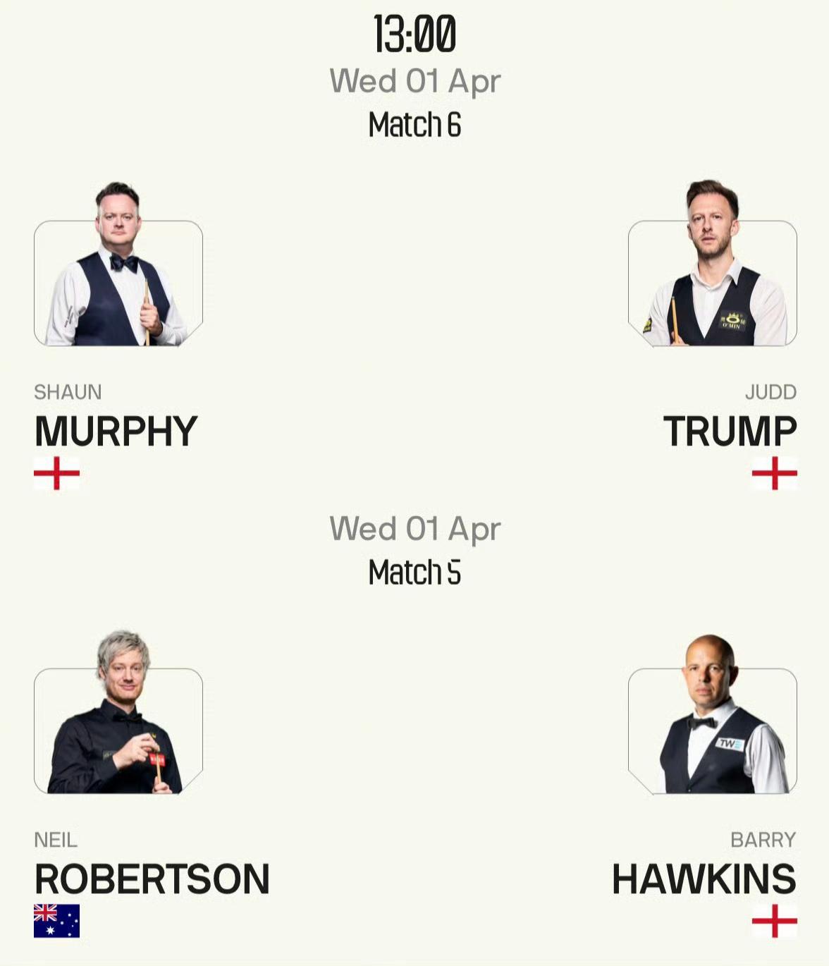 2026斯诺克巡回锦标赛首轮全部结束，丁俊晖成最大赢家，吴宜泽搬石头砸自己，特鲁