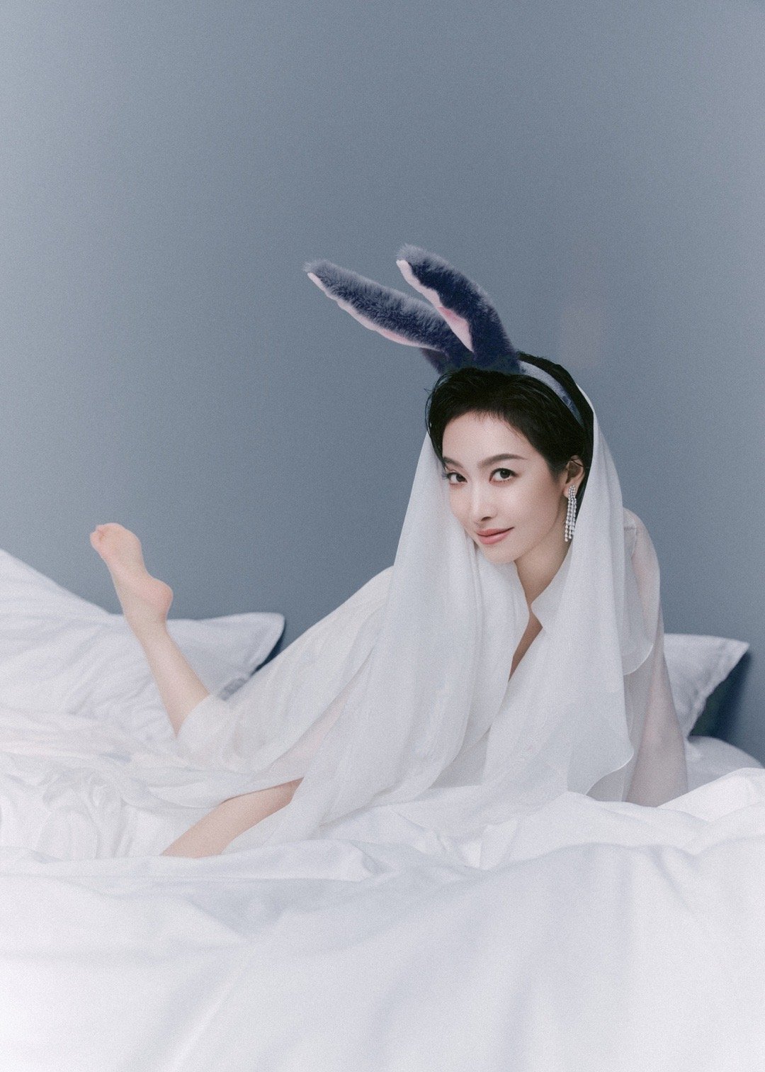 #李秀满给宋茜取名Victoria#宋茜可爱的小兔子​