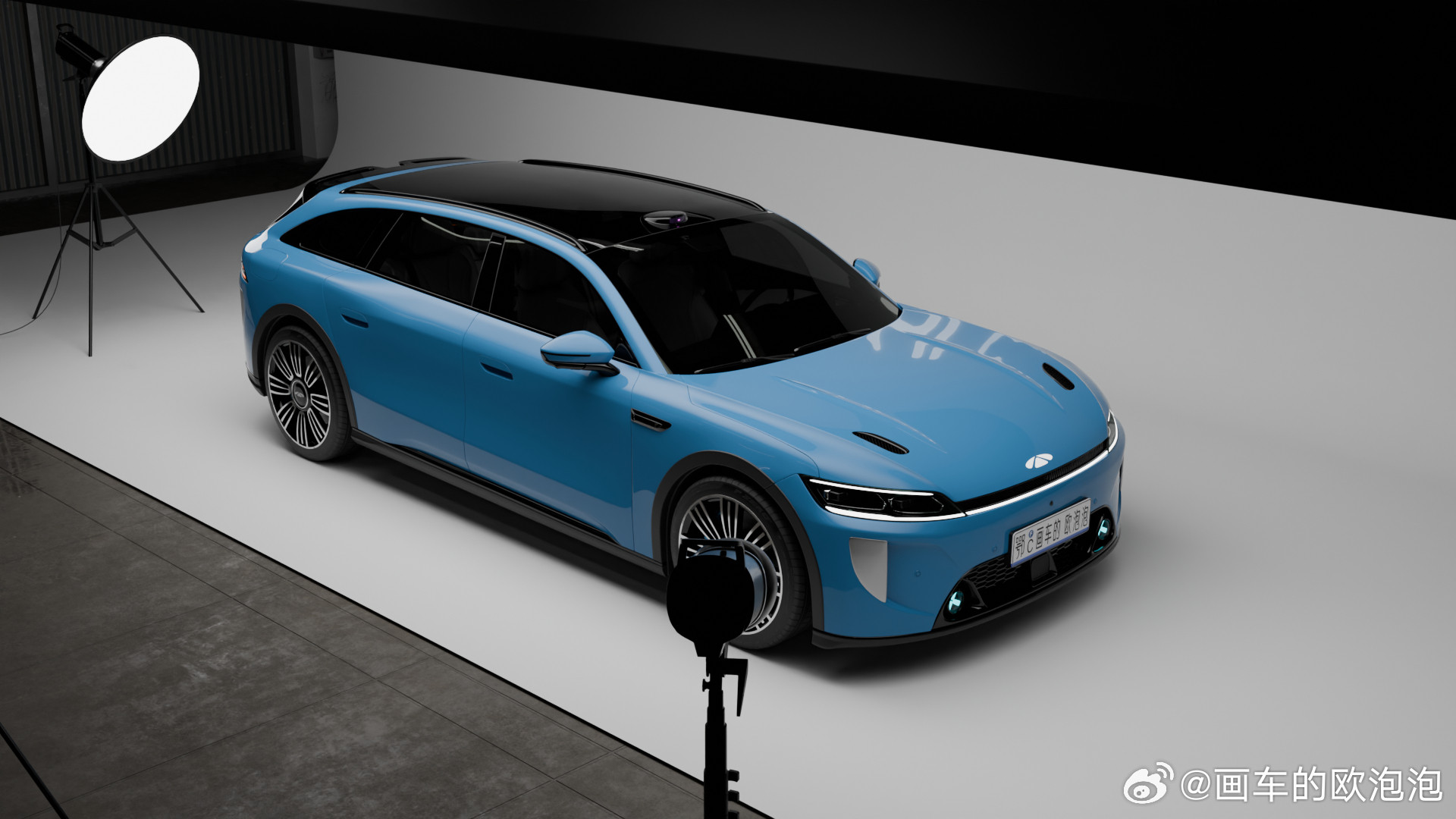 泡泡版的风云A9L跨界旅行车，这次把猎鹰700激光雷达也安排上了