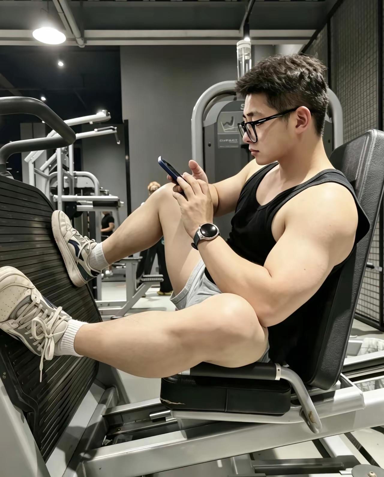 晒图笔记大赛喜欢夏天还有一个原因，就是男生们终于愿意把好身材“拿出来透气”。短裤