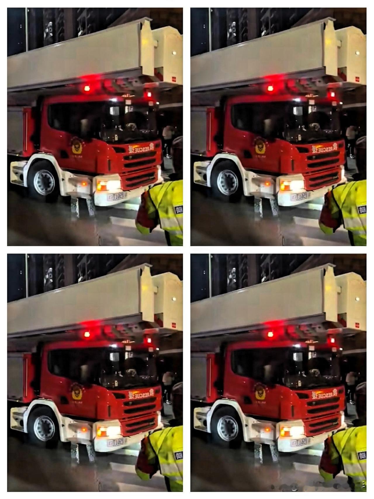 香港这场五级大火看得人揪心，但深圳消防的待命姿态才是真·格局！没等港方求援