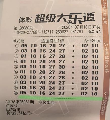彩友80期打的票在87期突然开出5+1二等奖，而彩友还没守号，别人中二等奖都纠结