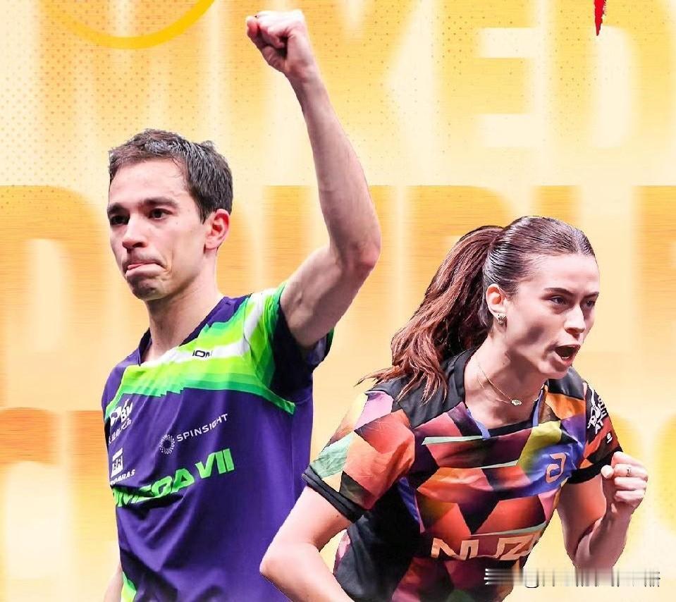 雨果和高桥混双夺冠，证明夫妻才适合打混双。雨果和高桥赢了比赛，两个人很自然拥抱