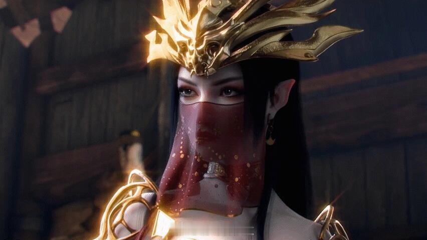 斗破苍穹高颜值修罗场蛇人族造型是斗破再也无法达到的设计高度！王冠蛇尾面纱长