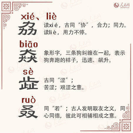 加强版“三叠字”，你会念吗？​​​