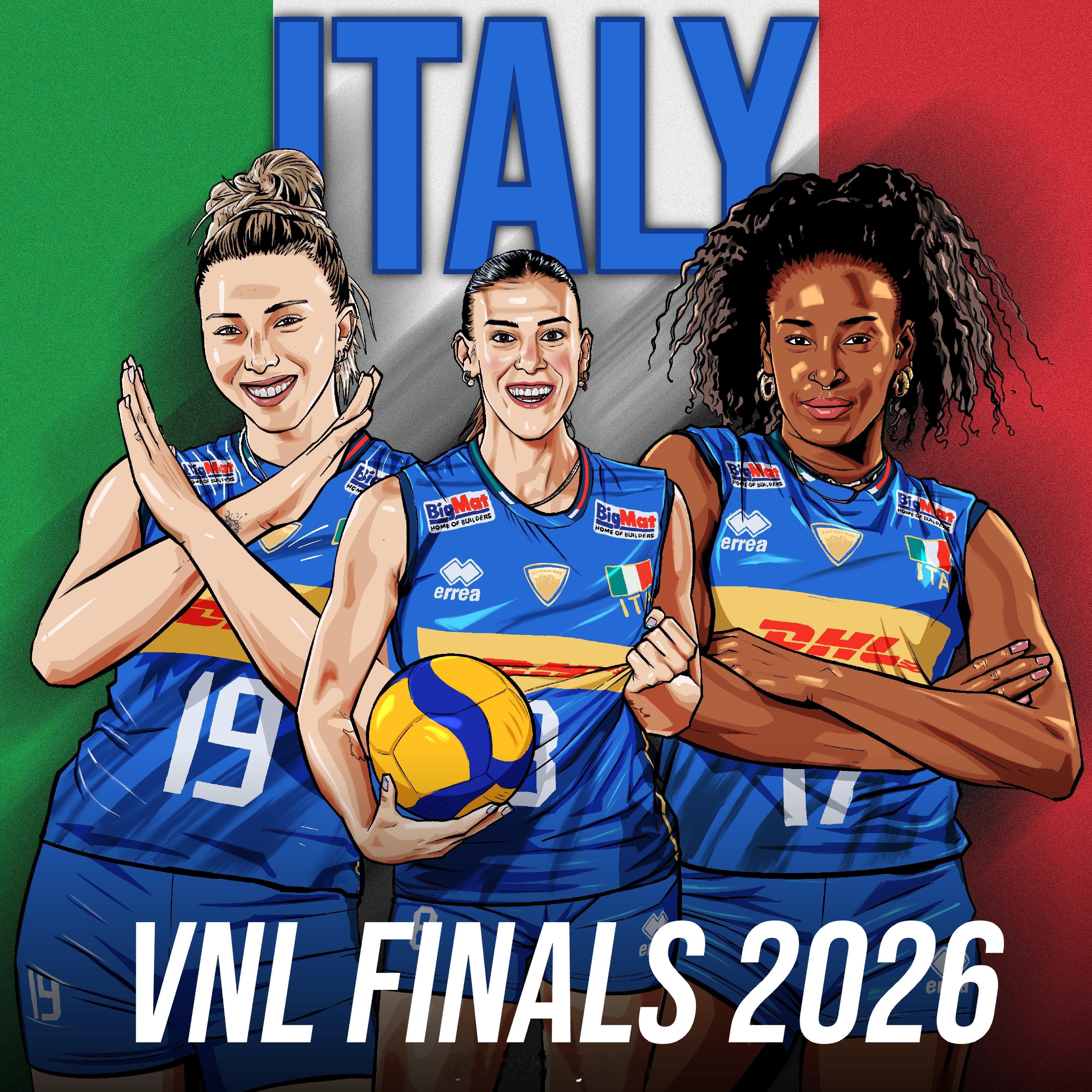 2026年世界女排联赛总决赛队伍巡礼之意大利队｜女王们回来了👑🇮🇹VNL