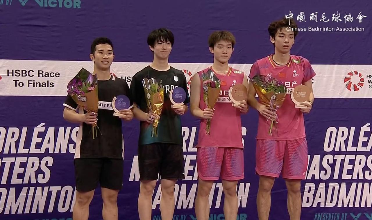 羽毛球超级300奥尔良大师赛冠军榜🏆男双冠军:胡珂源/林祥毅🇨🇳女双冠