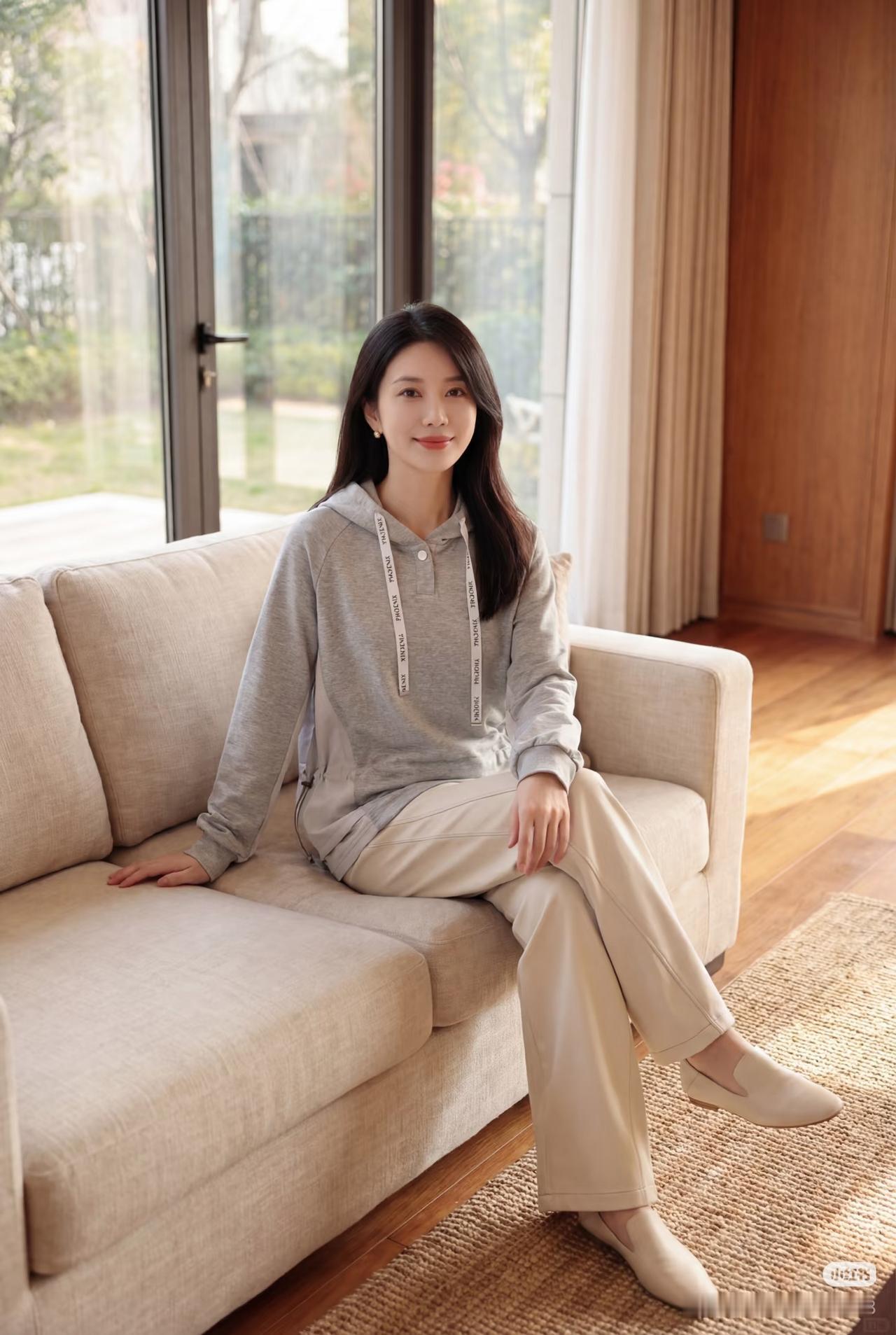 窗明几净，静坐观景。