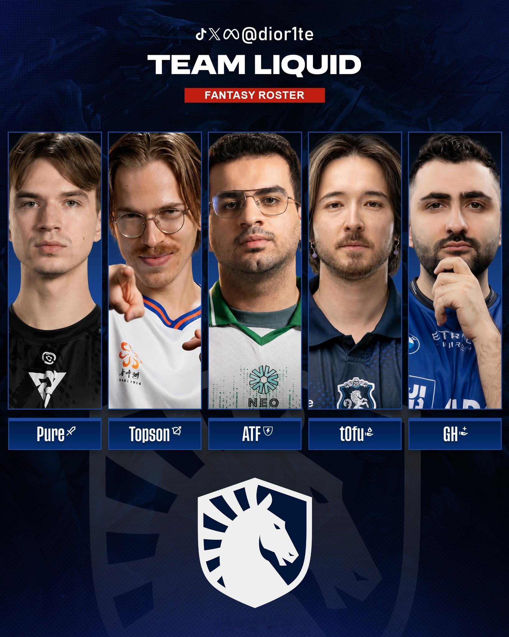 国外博主dior1te组了个液体的新阵容这是什么合体队[doge]dota2选手转会