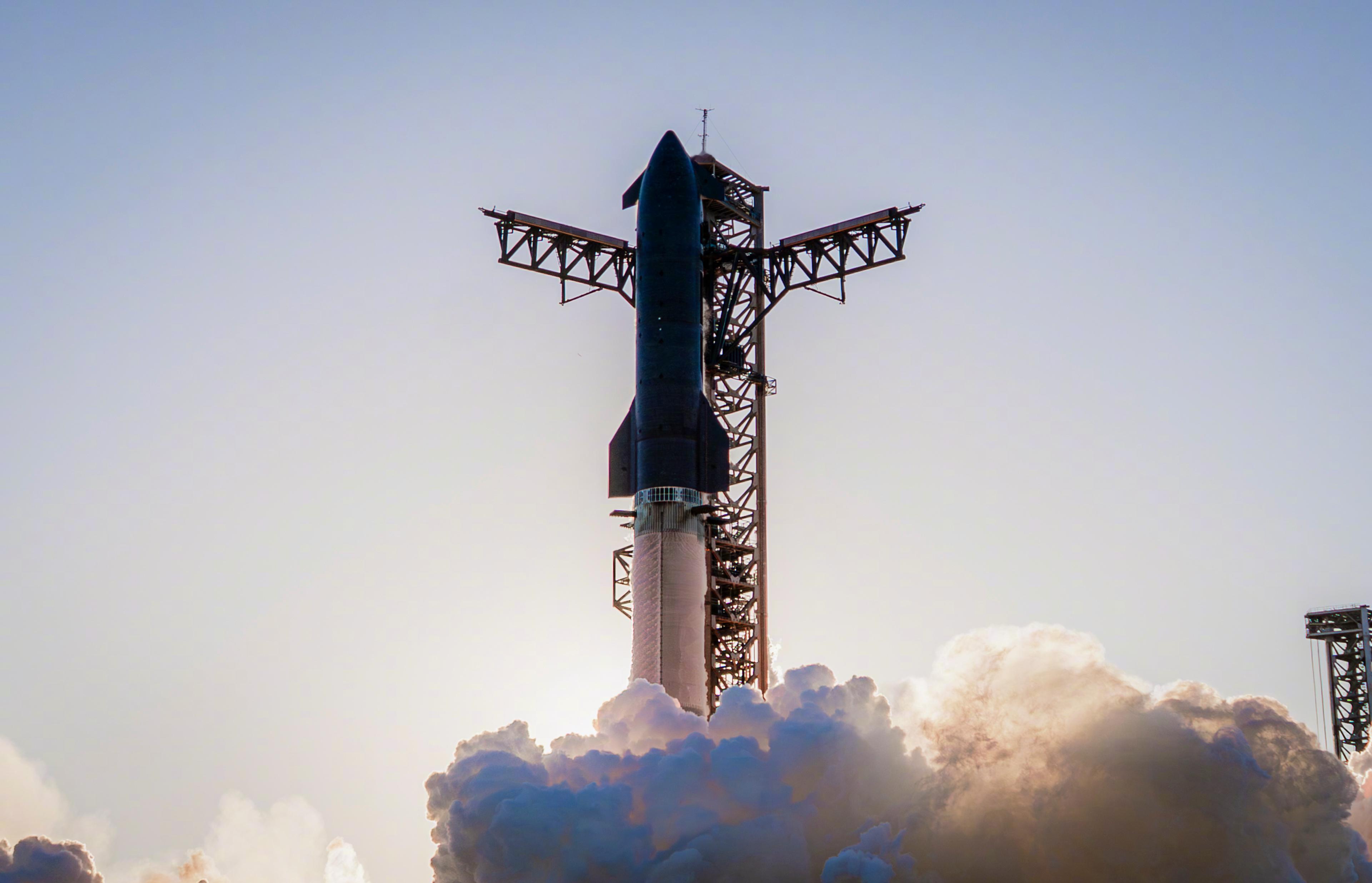 星舰十一飞官方照片，图源SpaceX。​​​