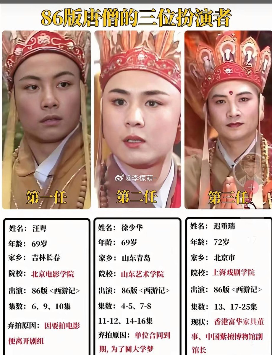 啥，有三个唐僧？？？